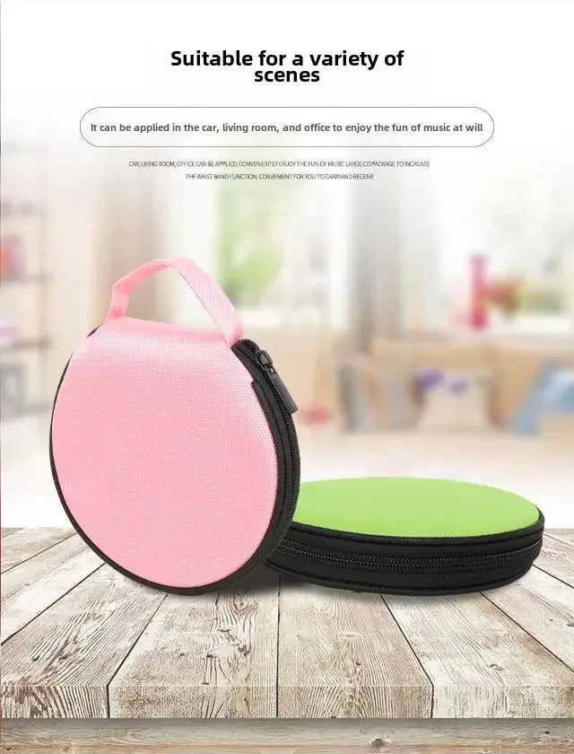 Car CD Storage Organizer – Portable Disc Case for Vehicle Media Management