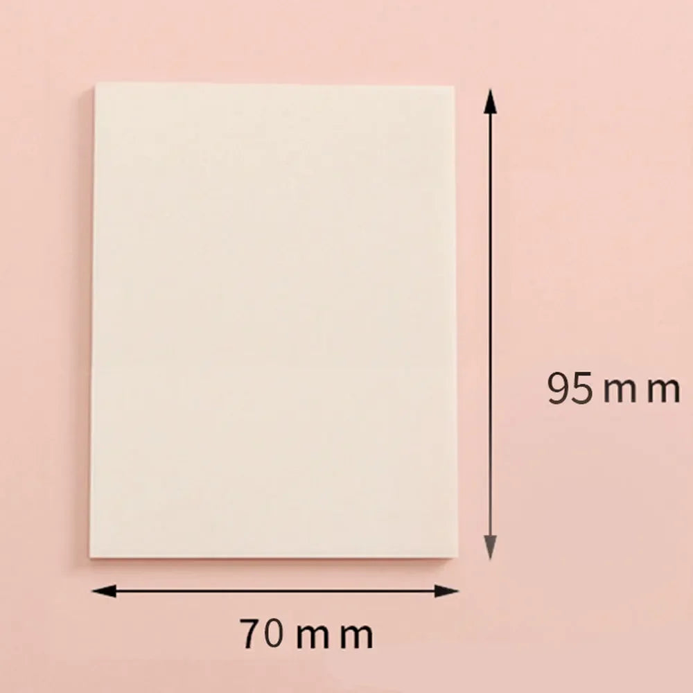 Transparent Sticky Notes – Waterproof Self-Adhesive Memo for Office School