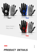 Anti-Slip Full Finger Cycling Gloves – Breathable MTB Gear for Men and Women