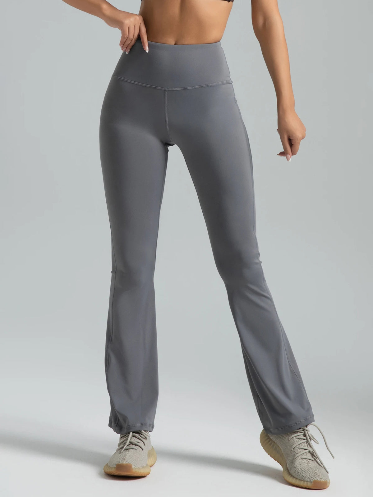 High Waisted Bootcut Yoga Pants – Flared Leggings for Workout and Casual Wear