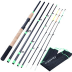 Carbon Fiber Feeder Fishing Rod – 3M Cork Handle Pole for Carp Angling