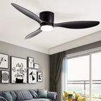 Modern LED Ceiling Fan – 42 52 Inch DC Motor for Nordic Home Lighting