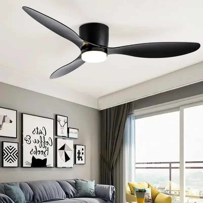 Modern LED Ceiling Fan – 42 52 Inch DC Motor for Nordic Home Lighting