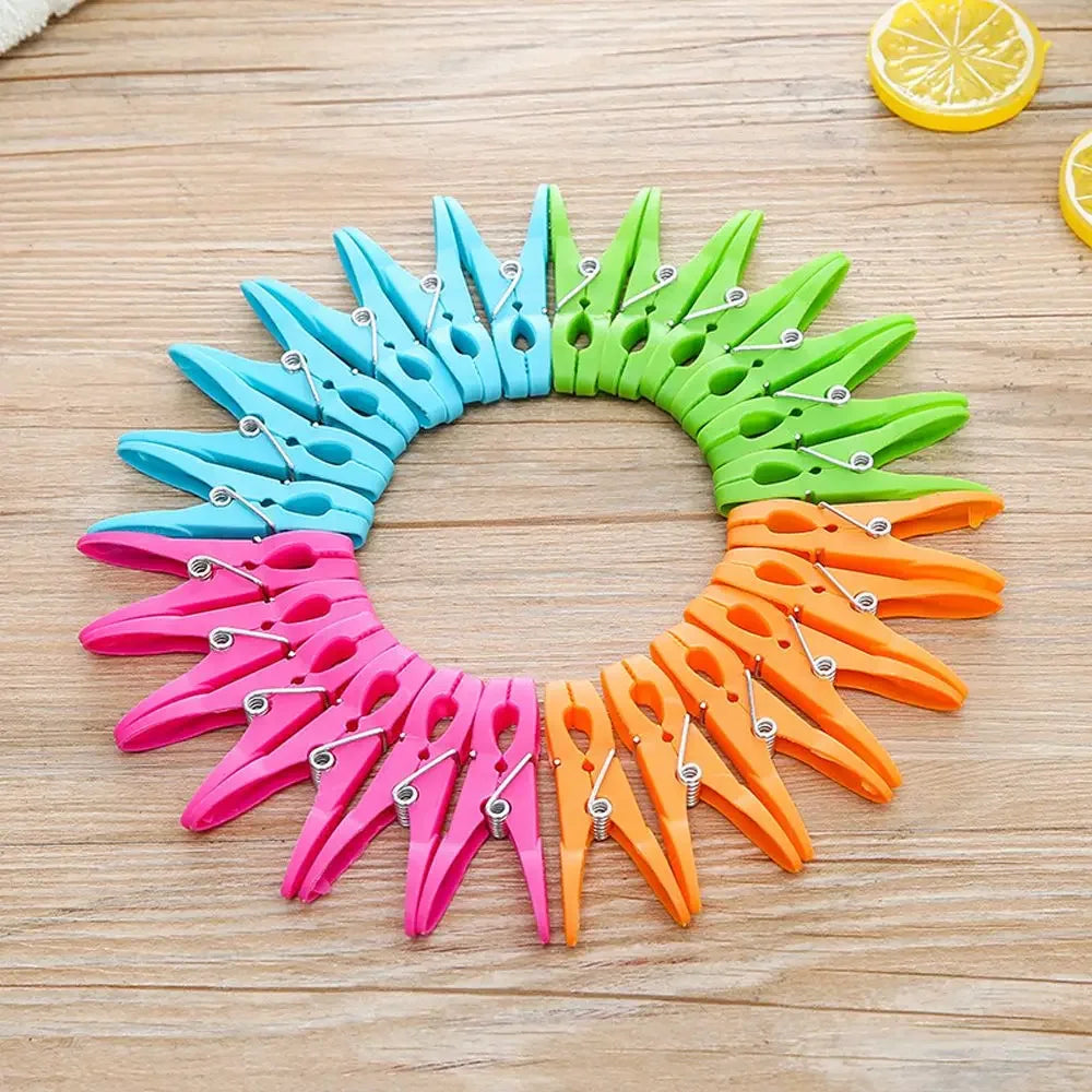 Plastic Clothespins – Heavy Duty Laundry Clips for Drying Clothes and Towels