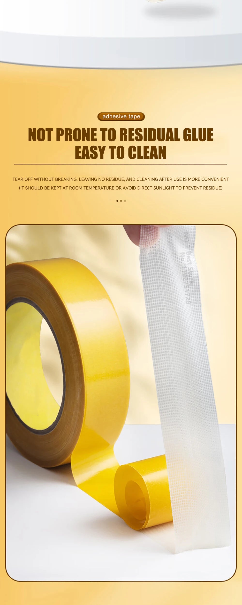 Double Sided Adhesive Tape – Super Strong Traceless Strip for Home and Office