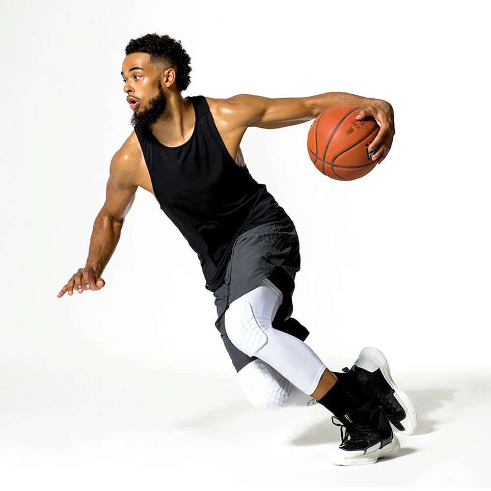 Honeycomb Compression Knee Pads – Protective Sleeve for Sports