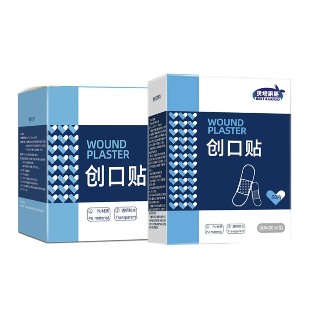 Waterproof Adhesive Bandages – Transparent Medical Dressing for Wound Care