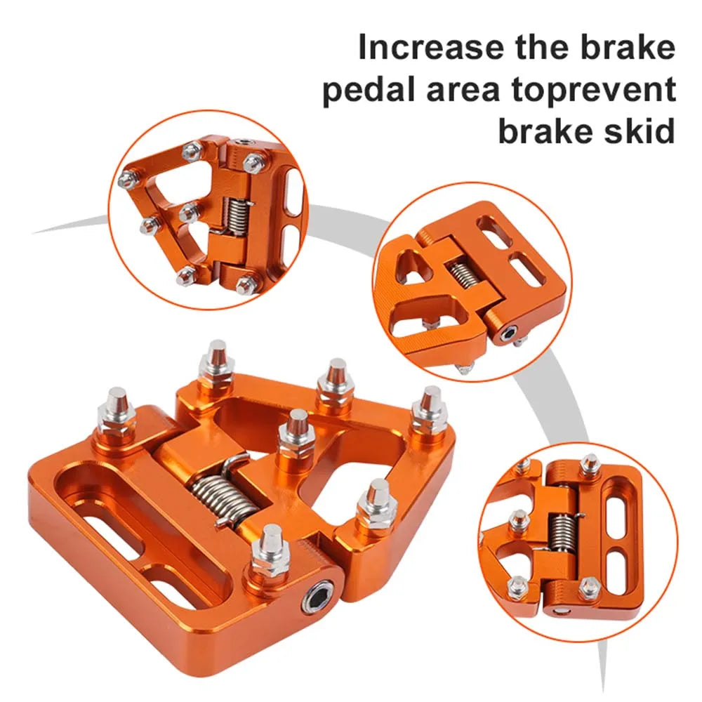 Foldable Rear Brake Pedal Tip – Aluminum Footrest Extension for KTM Adventure