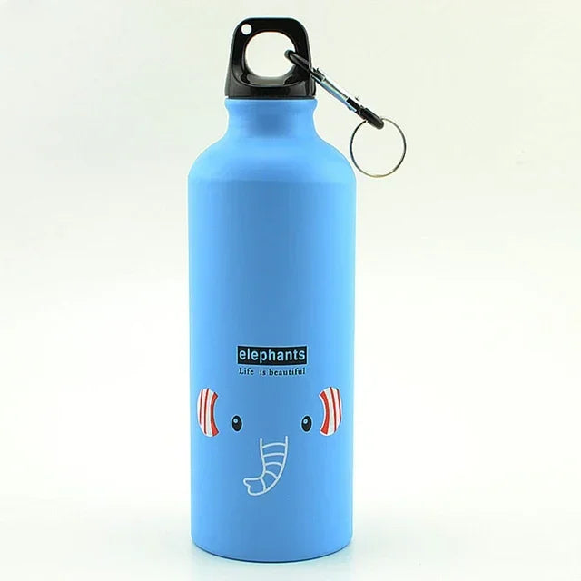 Insulated Stainless Steel Cartoon Mug – Kids Water Bottle for School Sports
