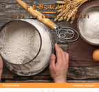 Danish Dough Whisk – Stainless Steel Wire Tool for Baking Artisan Bread