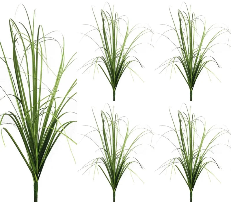 Artificial Onion Grass Bushes – Faux Reeds for Home and Garden Decor