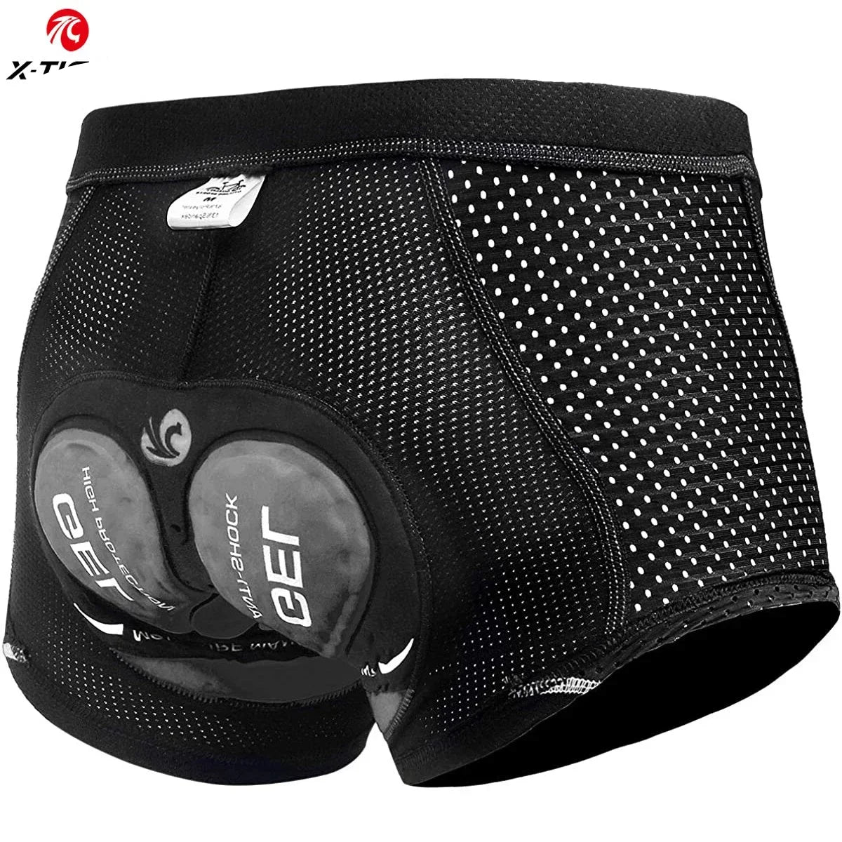 Padded Cycling Underwear Shorts – 5D Gel Breathable Liner for MTB Road Bike
