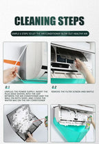 Air Conditioner Cleaning Kit – Leak-proof Cover for Professional Maintenance