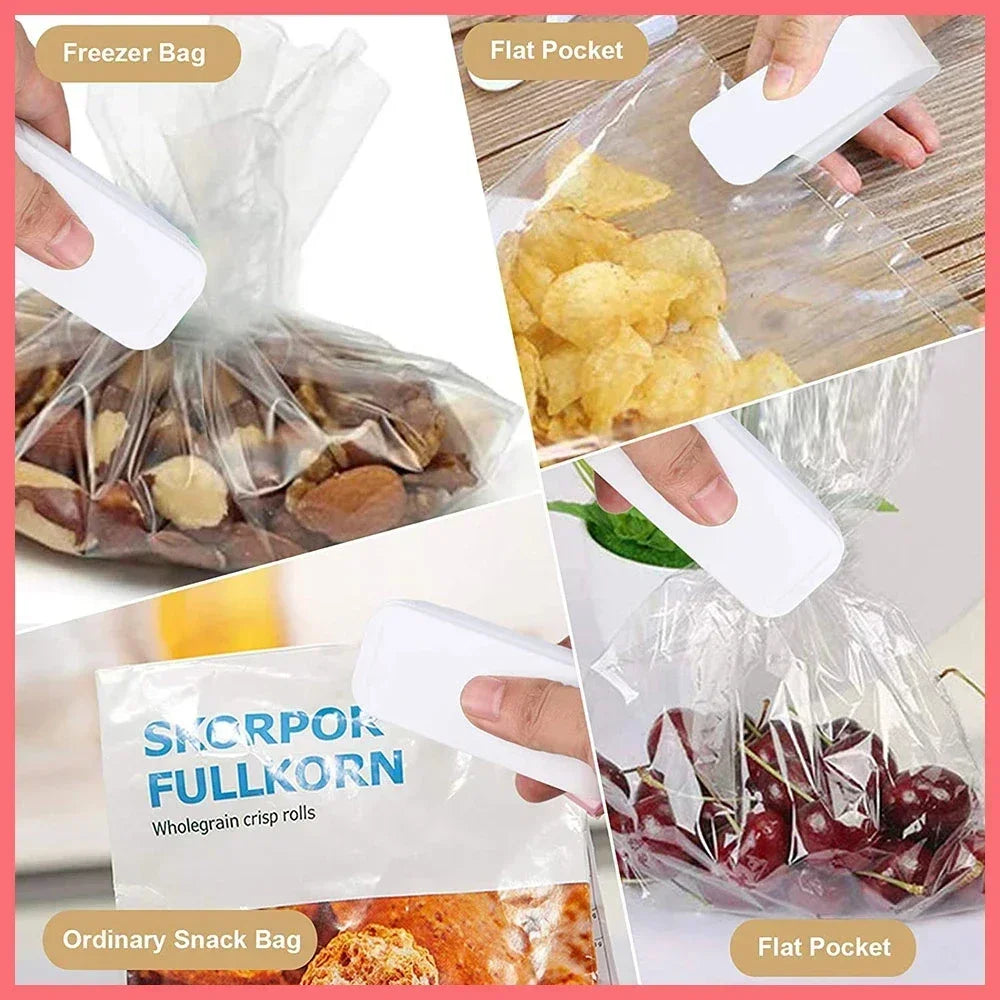 Portable Heat Sealer – Mini Plastic Bag Closure for Food Storage