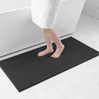 Chenille Bathroom Mat – Ultra Soft Absorbent Non-slip Rug for Shower Floors