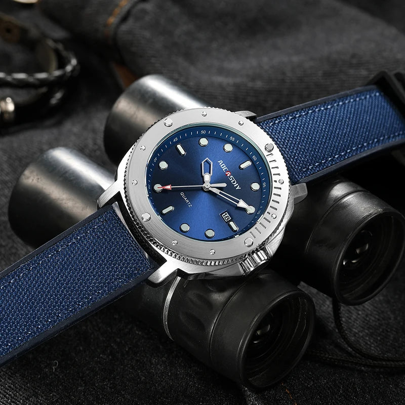 Luxury Chronograph Wristwatch – Waterproof Luminous Calendar for Men