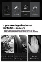 Silicone Steering Wheel Cover – Anti-slip Protective Grip for Universal Cars