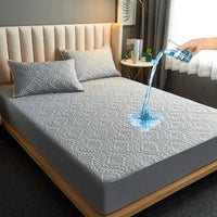 Quilted Waterproof Mattress Protector – Fitted Sheet for Bedding Protection
