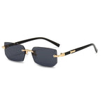 Rimless Designer Sunglasses – Frameless Fashion Eyewear for Men and Women