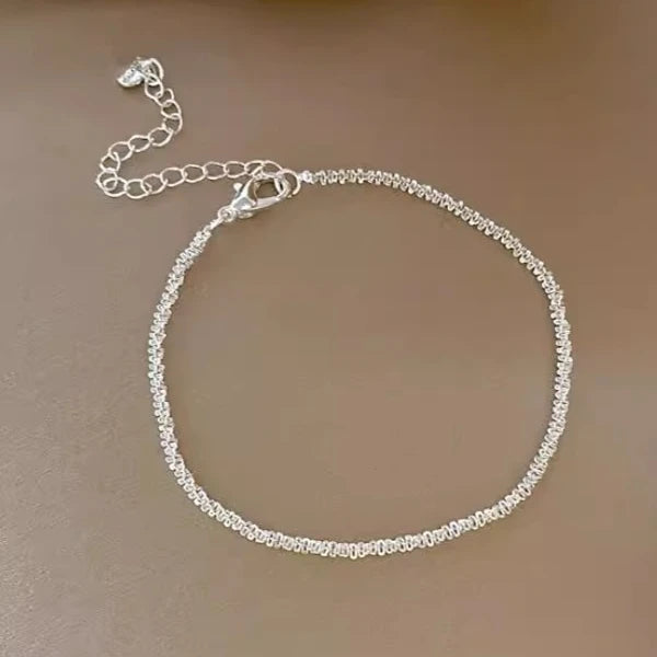 Sterling Silver Star Moon Bracelet – Vintage Crystal Jewelry for Women
