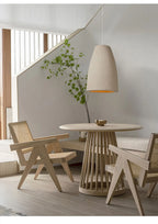 Wabi Sabi LED Chandelier – Modern Minimalist Pendant Light for Dining Room