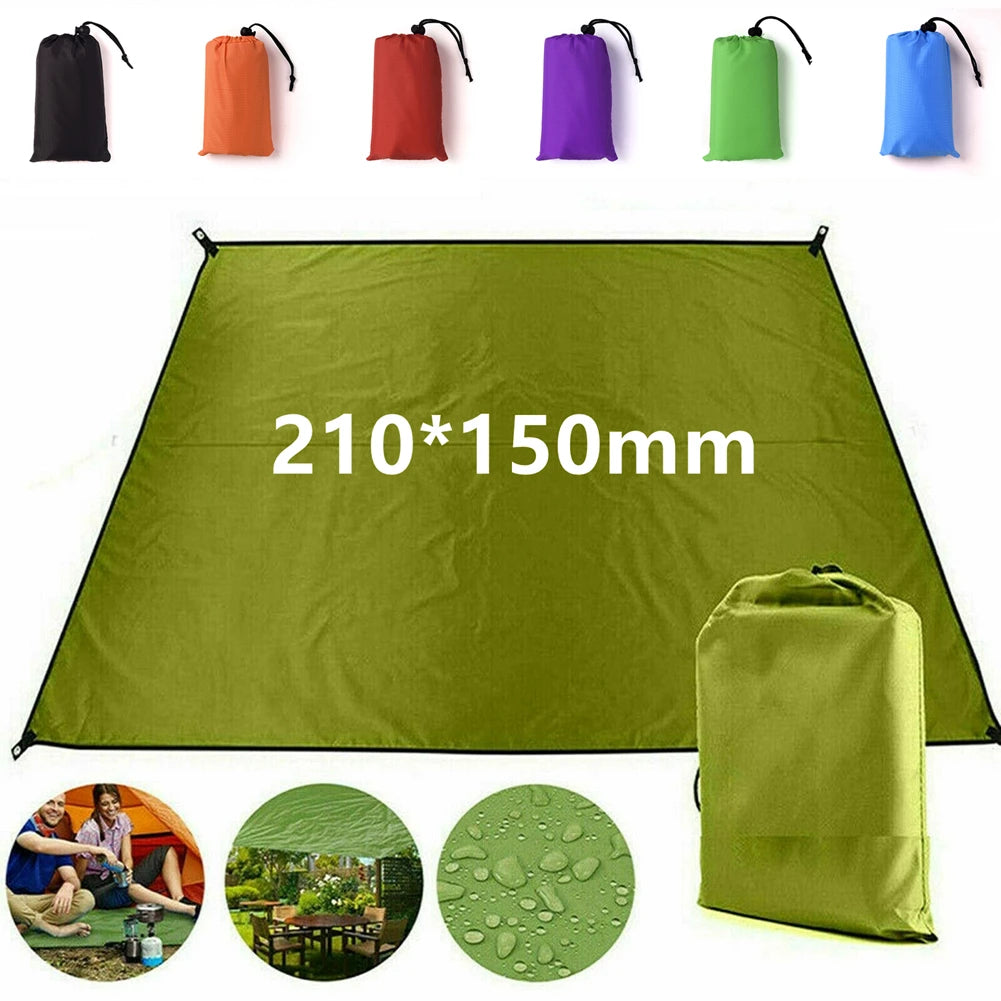 Waterproof Camping Tarp – Sun Shade Canopy for Outdoor Hiking Survival