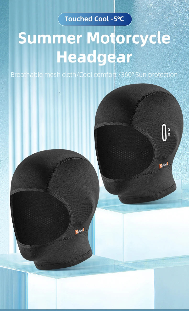 Summer Cooling Balaclava – UV Protection Face Mask for Cycling and Sports