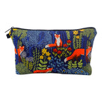 Large Animal Makeup Bag – Flamingo Cat Print Organizer for Travel Cosmetics