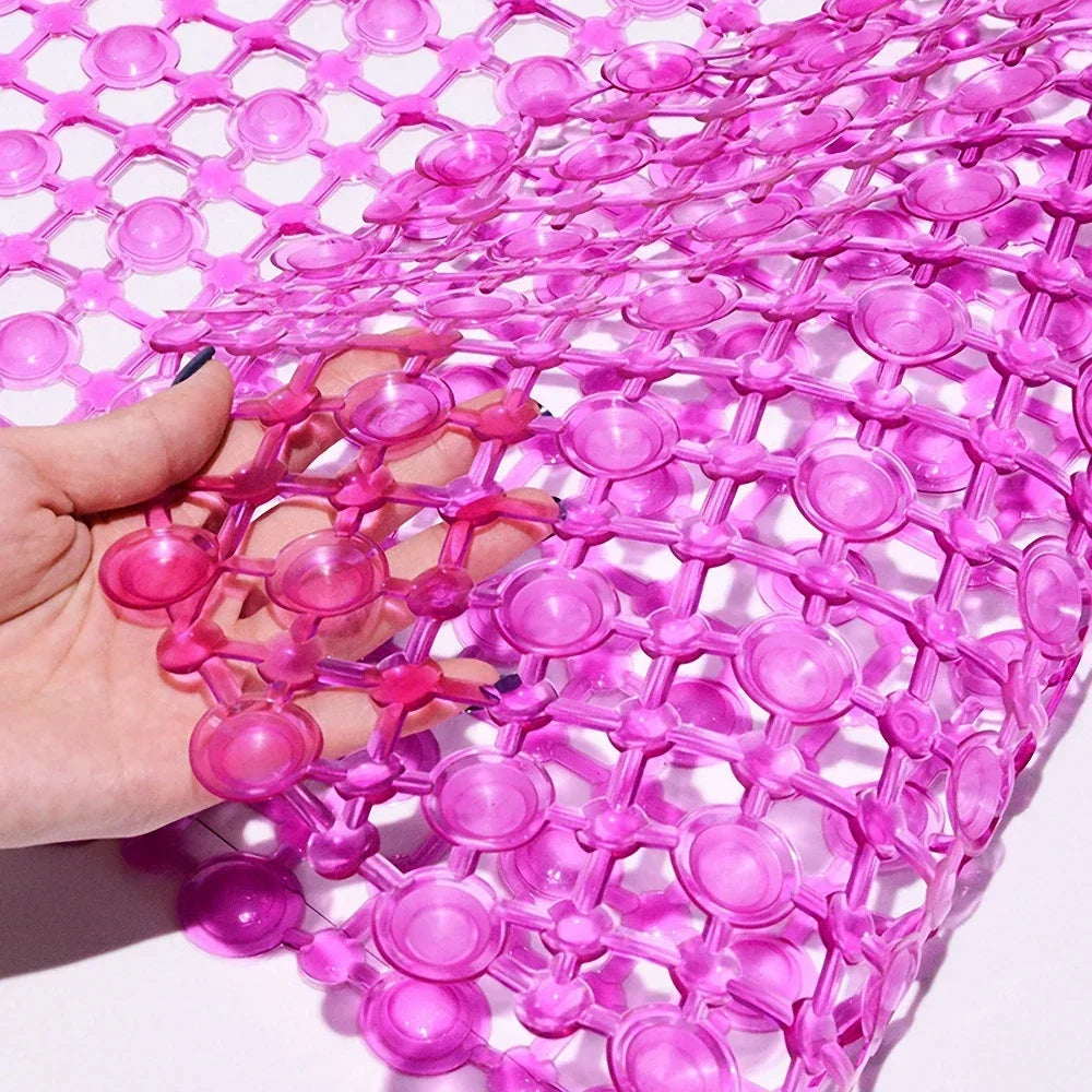 PVC Anti-slip Bath Mat – Massage Shower Pad for Bathroom Safety