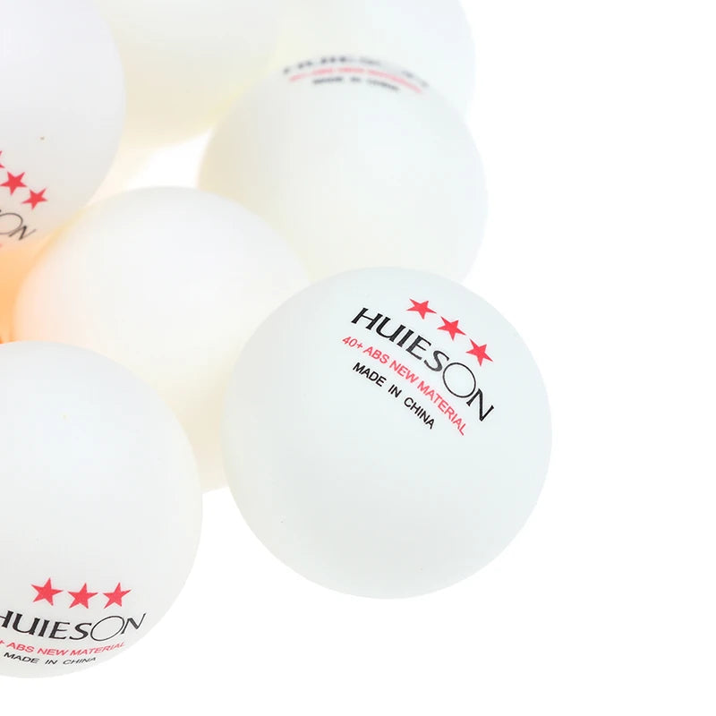 3-Star Table Tennis Balls – 40mm ABS Plastic for Professional Training