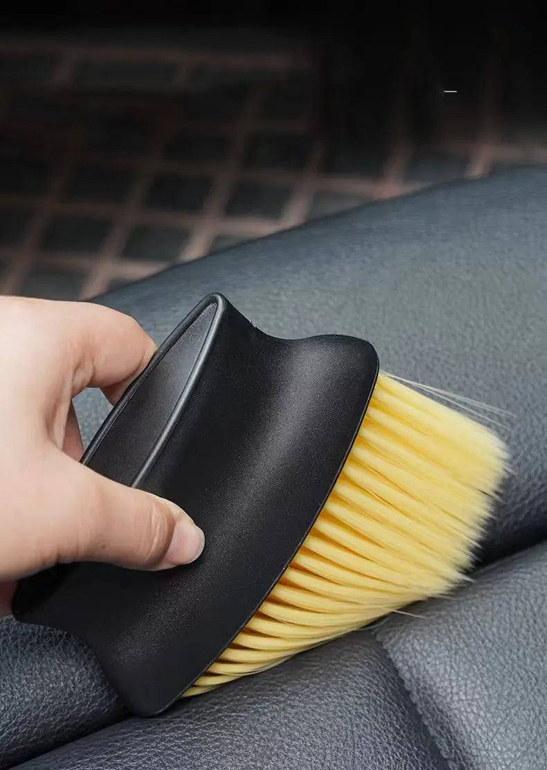 Soft Bristle Detailing Brush – Interior Dust Tool for Car Air Vents