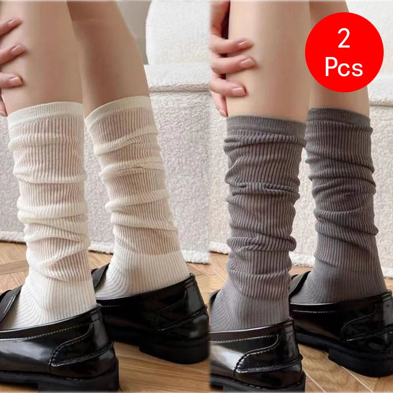 Lace Lolita Knee Socks – Thin Breathable Hosiery for Casual Cosplay Outfits