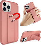 Magnetic Stand Phone Case – Protective Cover with Wrist Strap for iPhone Series