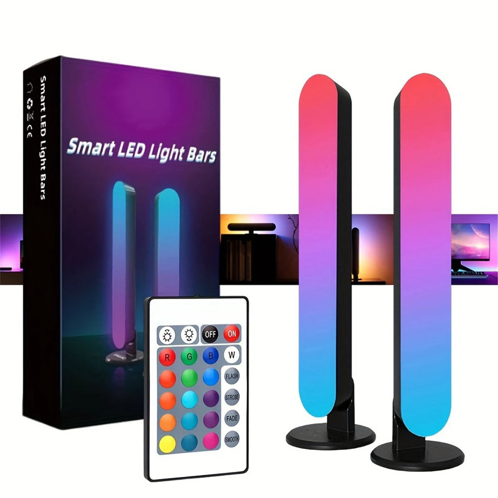 RGB LED Strip Lights – Music Sync Remote Control for Room Atmosphere Decoration