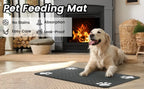 Absorbent Pet Feeding Mat – Waterproof Placemat for Dog and Cat Food Bowls