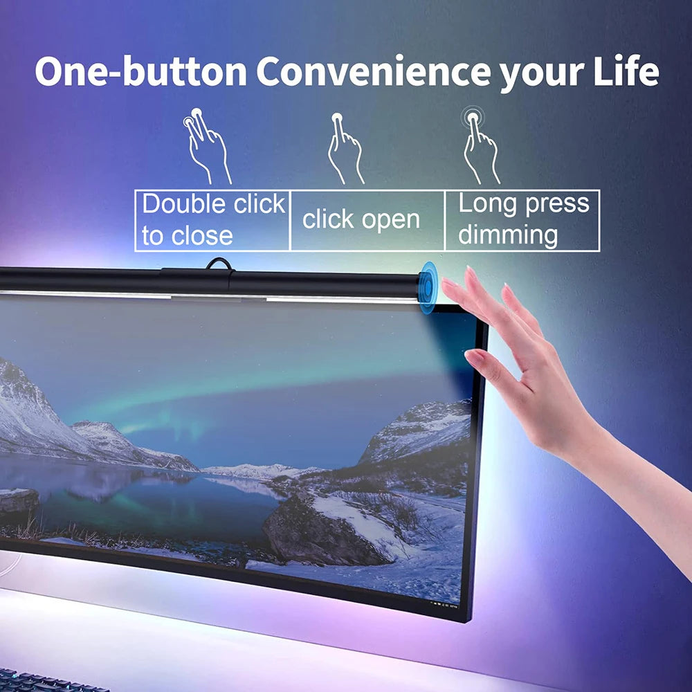 TUYA LED Monitor Light Bar – Remote Controlled E-Reading Lamp for Office