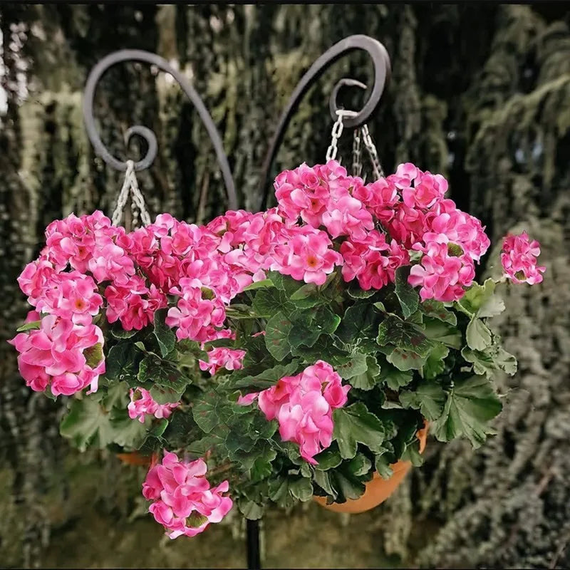 Silk Begonia Artificial Flowers – Floral Arrangement for Wedding Decor