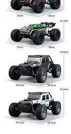 4WD Off-Road RC Monster Truck – 50km/h Remote Control for Adults and Kids