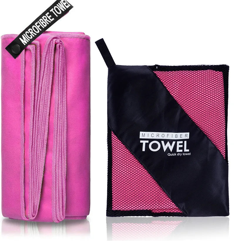 Quick-Drying Microfiber Sports Towel – Compact Gym and Camping Accessories