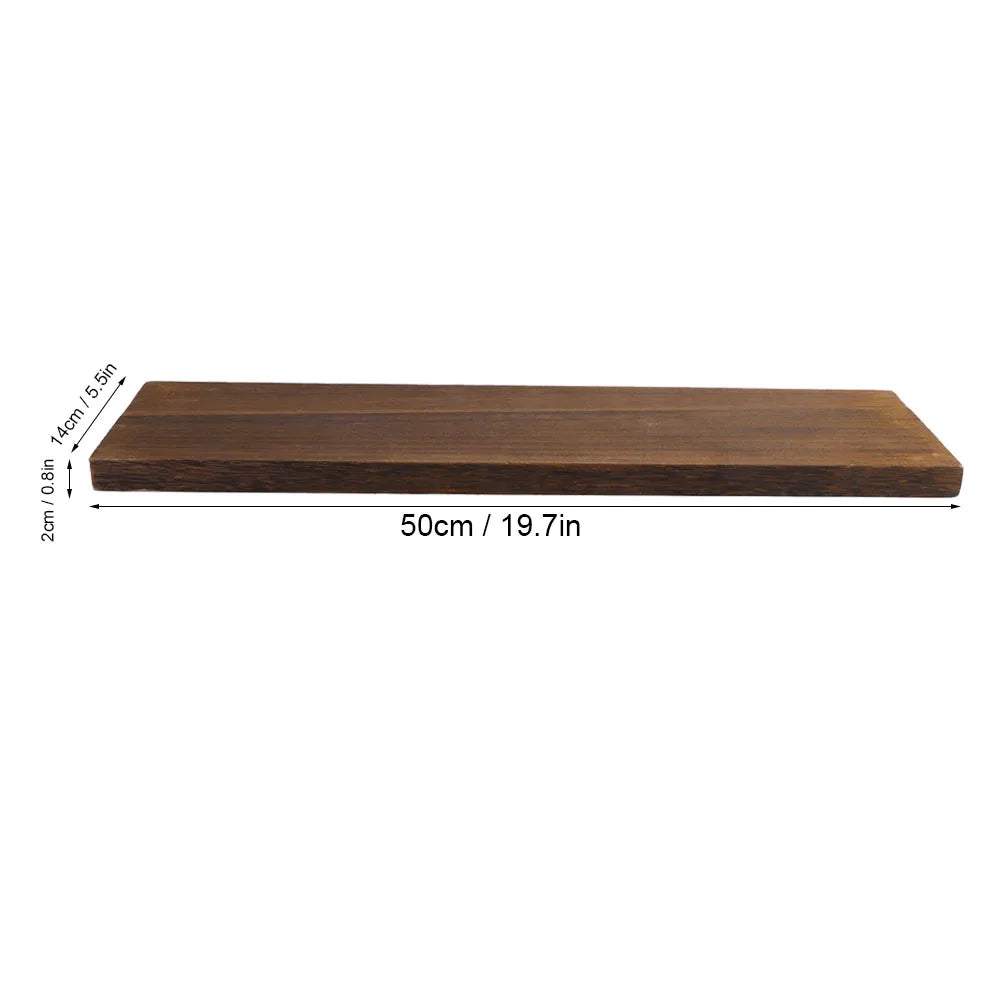 Wall Mounted Floating Wood Shelf – Single Layer Display for Home Decor