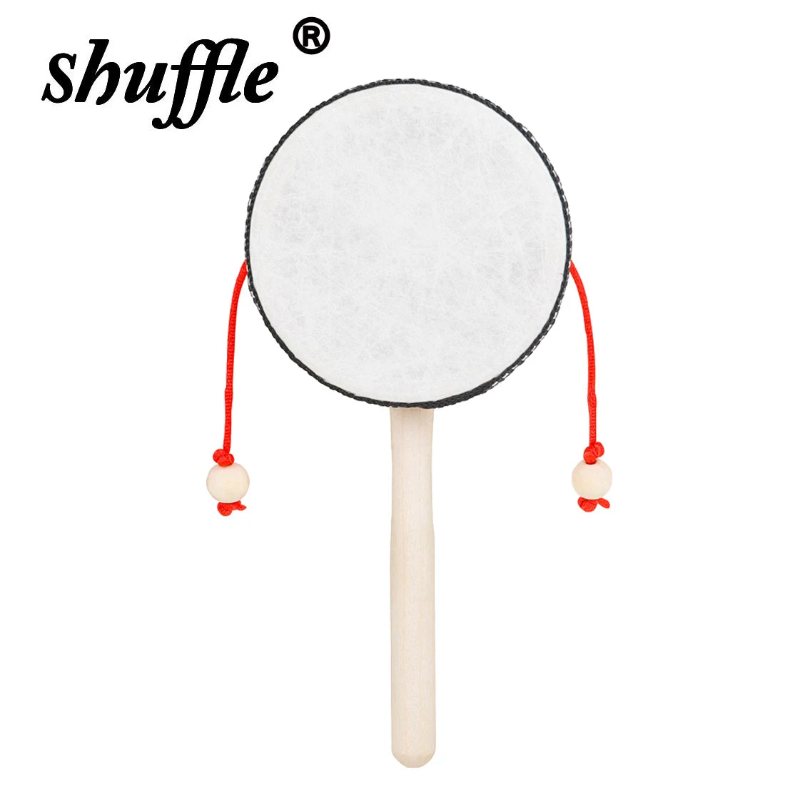 4 Inch Wooden Hand Drum – Orff Percussion Instrument for Kids Musical Toys