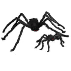 Giant Plush Spider Decoration – 30-200cm Horror Prop for Halloween Party