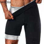 Thermo Sauna Compression Leggings – Fat Burning Body Shaper for Men Gym Workout