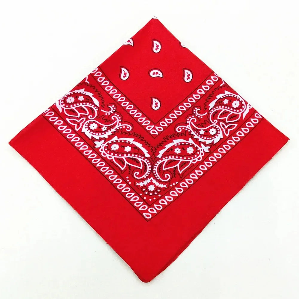 Paisley Bandana Headband – Unisex Cowboy Biker Accessory for Sports