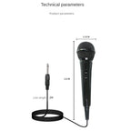 Wired Karaoke Microphone – 16.4ft XLR Condenser Mic for Singing Performance