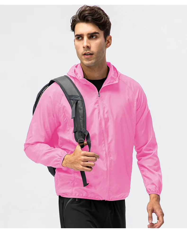 Waterproof Windbreaker Jacket – Sun Protection for Outdoor Hiking and Fishing
