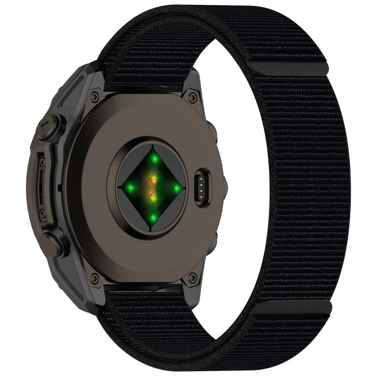 Nylon Hook and Loop Sport Strap – Adjustable Wristband for Garmin Fenix Series