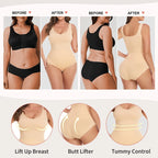 Tummy Control Shapewear Bodysuit – Invisible Slimming Underwear for Daily Wear