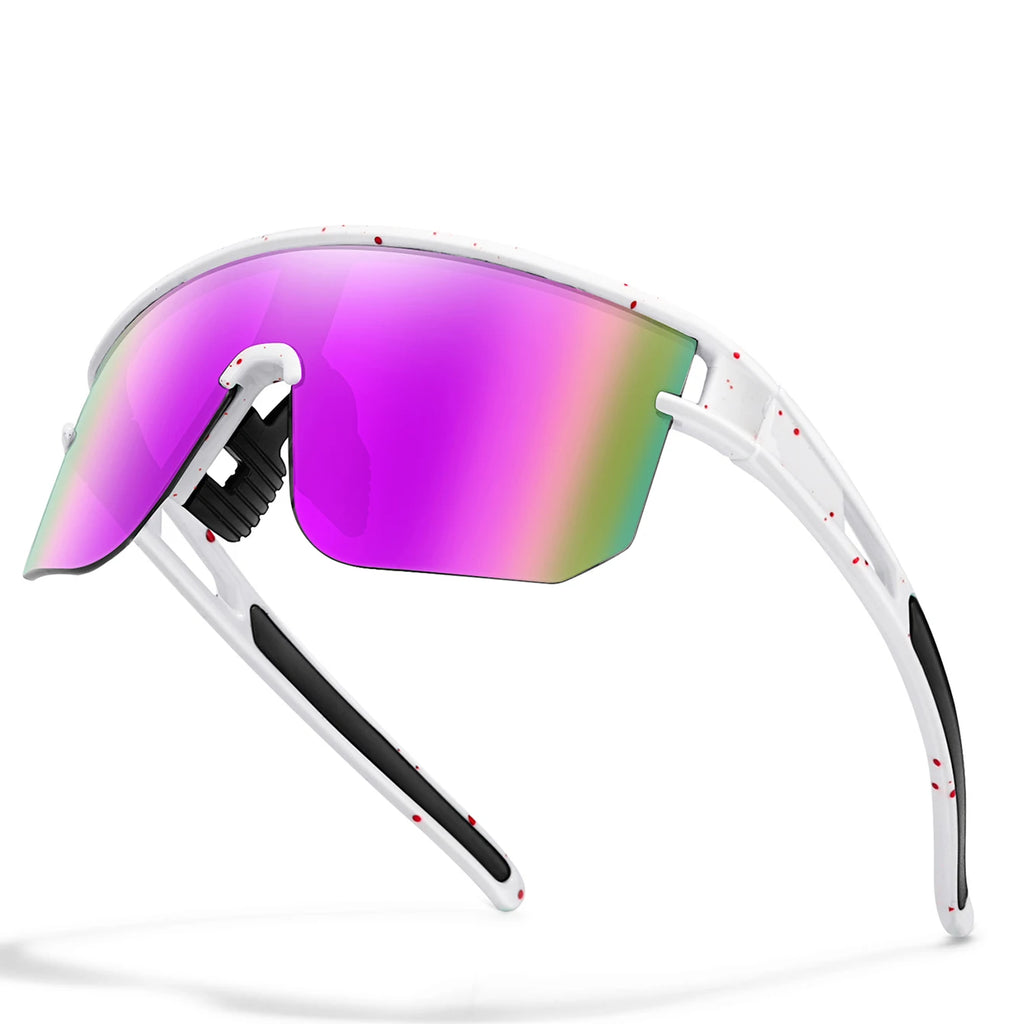 Kids Sport Cycling Sunglasses – UV400 Youth Eyewear for Outdoor Bike Baseball