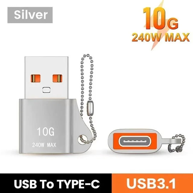 USB to USB-C Adapter – Fast Charging OTG Converter for Smartphones and Laptops